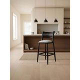 Gazzini Furniture Venosa Ahşap Bar Sandalyesi - Siyah
