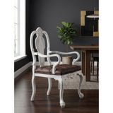 Gazzini Furniture Versay Fransız Still Klasik Ahşap Berjer - Beyaz