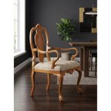 Gazzini Furniture Versay Fransız Still Klasik Ahşap Berjer - Naturel