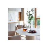 Gazzini Furniture Vintage Yuvarlak Ahşap Bohem Masa 130x130