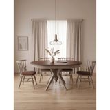 Gazzini Furniture Vintera Açılır Oval Ahşap Mutfak Masası 80X120 - Ceviz - 70x110+30