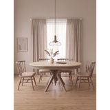 Gazzini Furniture Vintera Traverten Açılır Oval Mutfak Masası 80X120 - 80x120+30