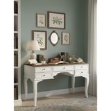 Gazzini Furniture Winchester Rustik Still Çekmeceli Ahşap Çalışma Masası 75X160 - 160x75 - Ceviz - Beyaz