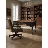 Gazzini Furniture Winchester Rustik Still Çekmeceli Ahşap Çalışma Masası 75X160 - 160x75 - Ceviz - Siyah