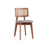 Gazzini Furniture Zeus Bambu Hazeranlı Ahşap Bohem Sandalye