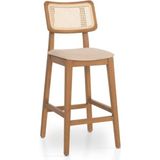 Gazzini Furniture Zeus Hazeranlı Siyah Antrasit Bar Sandalyesi