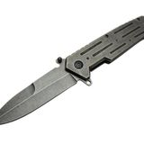 GB B033A Eskitme Kamp Çakı 22 cm - Metal Sap, Otomatik