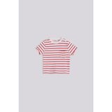 GB Baby Basic GB Kız Bebek Çizgili Tshirt Bisiklet Yaka Standart Kol %97 Pamuk Örme Kumaş - 6 Ay