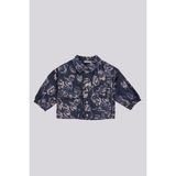 GB Baby Bg Store Kız Bebek Desenli Denim Ceket Kısa Kol Baskılı Model Özellikleri ile Şık - 9 Ay