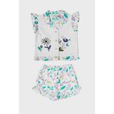 GB Baby Bg Store Kız Bebek Desenli Pijama Takımı - 2 Yaş