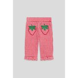GB Baby Bg Store Kız Bebek Ekose Pantolon - Çok Renkli - 9 Ay