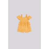 GB Baby Bg Store Kız Bebek Oranj Tulum - 3 Yaş - Turuncu