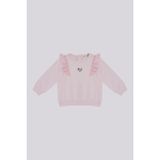 GB Baby Bg Store Kız Bebek Pembe Eşofman Takım %95 Pamuk Rahat Kullanım İçin Tasarlandı - 18 Ay