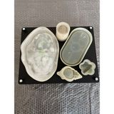 GBA Metal Titreşim Sehpası Taş Tozu Hızlı Kuruyan Beton Mum Jesmonite Epoksi Reçine Döküm Kalıp