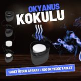 GBMOTİON Gbmotion, Siyah, Okyanus Üçgen - Nem Alıcı Aparat + Rutubet Giderici Tablet (500 Gram)