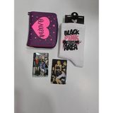 GC GÖKHAN CLUB Blackpink Cüzdan Çorap Sticker Kombin - Standart - Beyaz - Pembe