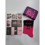GC GÖKHAN CLUB Blackpink Defter Çorap Cüzdan - Standart - Beyaz - Pembe