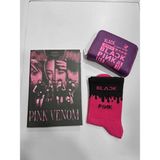 GC GÖKHAN CLUB Blackpink Defter Çorap Cüzdan - Standart - Siyah - Pembe