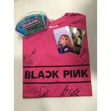 GC GÖKHAN CLUB Blackpink T-Shirt Cüzdan Sticker Kombin - Pembe - Turkuaz - Mor - 11 - 12 Yaş