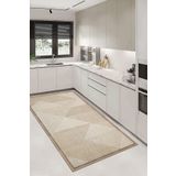 G&C HOME Dijital Kaymaz Yıkanabilir Modern Mutfak Halısı Salon Halısı Yolluk