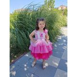 GÇ Kids Kız Çocuk Pembe Barbie Tütü Elbise - 3 Yaş - Açık Pembe - Koyu Pembe