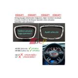 GCP German Car Parts Audi Direksiyon Krom Çerçeve Dikdörtgen Tip (A3 8V) (A4 B8.5)
