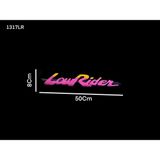Gcstore 1AD Yapıştırma Lourider Yazı Sticker Ön Cam Arka Cam Araç Yanlarına Combi Bagajlara Vs... Uygulanır - Renkli