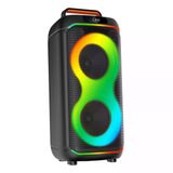Gd-2823 Dijital Led Göstergeli Fm Radyolu Mikrofonlu Rgb Tws Çift 8 İnç Stereo Bass Kablosuz Karaoke Hoparlör