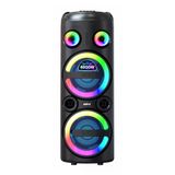 Gd-2851 Dijital Led Göstergeli Fm Radyolu Mikrofonlu Rgb Tws Çift 8 İnç Stereo Bass Kablosuz Karaoke Hoparlör
