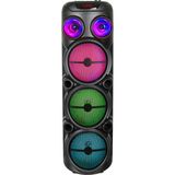 GD-2887 Dijital LED Göstergeli Mikrofonlu Rgb Tws 8 Inç Stereo Bass Kablosuz Karaoke Hoparlör - Renk