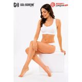 Gd Goldoremi 1210 Kadın Rahat Kalıp Kalın Askılı Esnek Arkası Çapraz Sporcu Yarım Atlet / Büstiyer