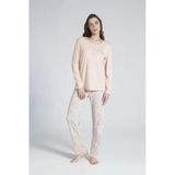 Gd Goldoremi 1718 Kadın Düğmeli Uzun Kollu Pijama Takımı