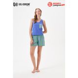 Gd Goldoremi 29045 Premium Kadın Desenli Rahat Kalıp Askılı Şortlu Pijama Takım