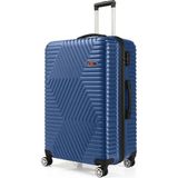 G&d Polo Suitcase Abs Çivit Mavi Büyük Boy Valiz 600.05-B - Çivit Mavisi