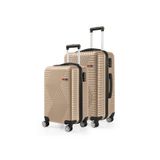 G&D Polo Suitcase Abs Kabin Ve Orta Boy Gold 2'li Valiz Seti 600.06-Set-OK