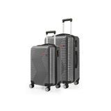 G&D Polo Suitcase Abs Kabin Ve Orta Boy Koyu Gri 2'li Valiz Seti 600.02-Set-OK