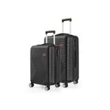 G&D Polo Suitcase Abs Kabin Ve Orta Boy Siyah 2'li Valiz Seti 600.01-Set-OK
