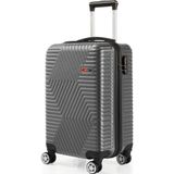G&d Polo Suitcase Abs Koyu Gri Kabin Boy Valiz 600.02-K