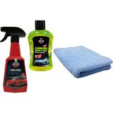 GD24 500 ml Hızlı Cila + Kurulama Havlusu + Cilalı 1 lt Şampuan