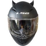 GDK ROBOTİK Kask Boynuzu Motosiklet Kask Yedek Parça Siyah Plastik Malzeme Tüm Modeller İçin
