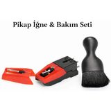Gdl Retro Pikap Iğne & Bakım Seti – Kristalli Iğne + Universal Iğne + Plak Temizleme Fırçası