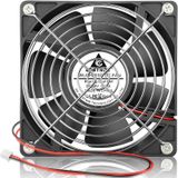 GDSTIME 120mm 48V Fan, 120x120x25mm Çift Bilyalı Rulmanlar DC Fırçasız Soğutma Fanı