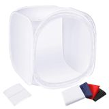 GDX 120x120 cm Soft Ürün Çekim Çadırı 4 Renk Fonlu Devasa Işık Çadırı Fotoğraf Stüdyosu
