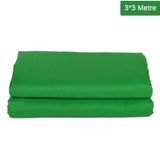 GDX 3x3 Metre Yeşil Yıkanabilir Kumaş Fon Perde Green Screen Chroma Key YouTube ve Canlı Yayın Fonu