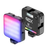 GDX 64 RGB LED Mıknatıslı Mobil Video Işığı 2500K-9000K 20 Efektli Cep LED Işık