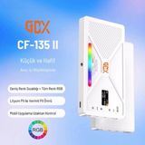 Gdx CF-135 Iı Rgb Mini Mobil Fotoğrafçılık ve Video 10W LED Dolgu Işığı