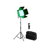 GDX CF-LED 600R Profesyonel RGB LED Video Işığı 60W Bi-Color ve Tam Renk Işık Ayaklı Çantalı Set
