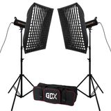 Gdx HD-120II C BiColor 2'li Işık Seti 120W Fotoğraf ve Video LED Işığı