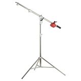 GDX J2188 Ağırlıklı Deve Boynu Boom Stand 220cm Kol 260cm Işık Ayağı 10kg Taşıma Kapasitesi