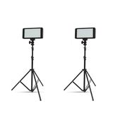 GDX Pro 228AS 2'li LED Set Bataryalı Bi-Color Video Işığı 200cm Işık Ayağı Full Paket